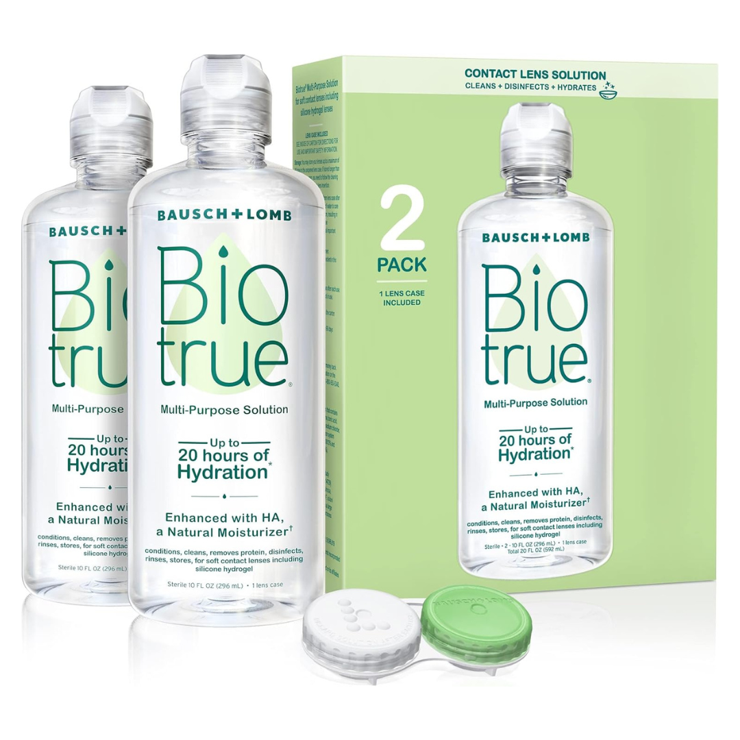 2-Pack Biotrue Contact Lens Solution