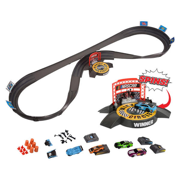 Nascar Crash Circuit Road Course Bundle with 4 Cars