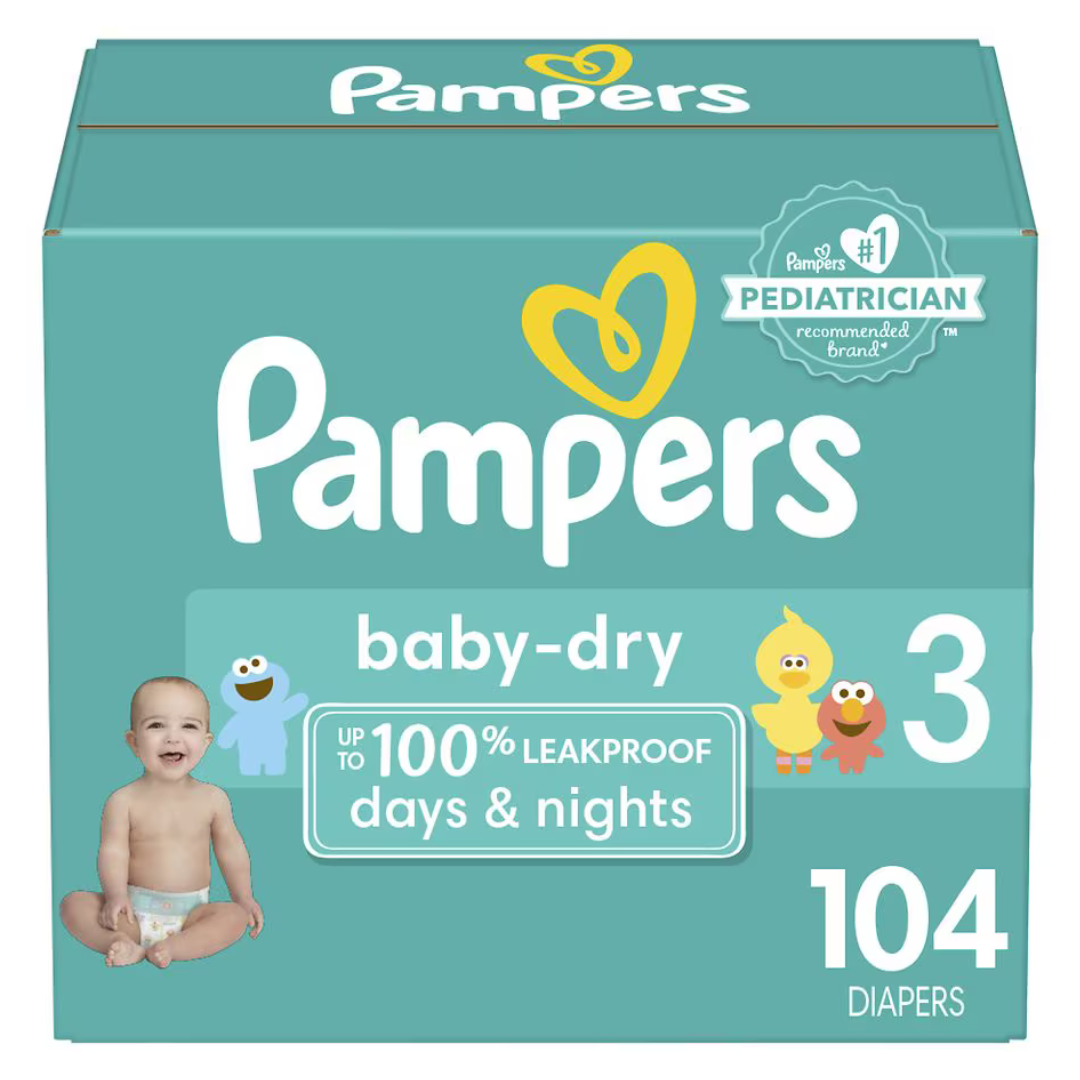 104 Pampers Diapers & More