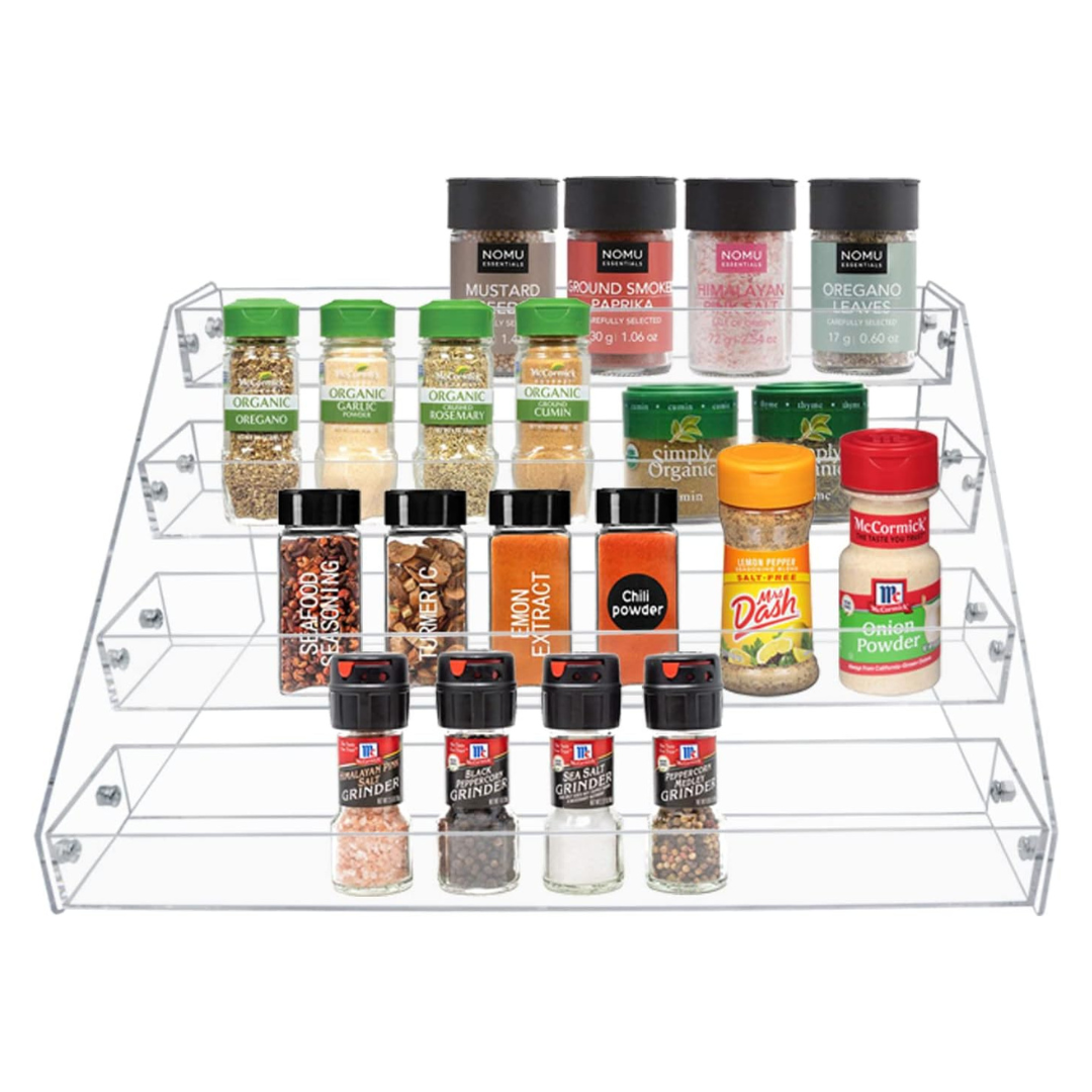 4-Tier Spice Rack Organizer for Kitchen