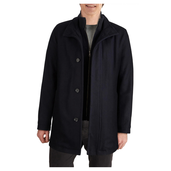 Cole Haan Signature Melton Wool Blend Topcoat