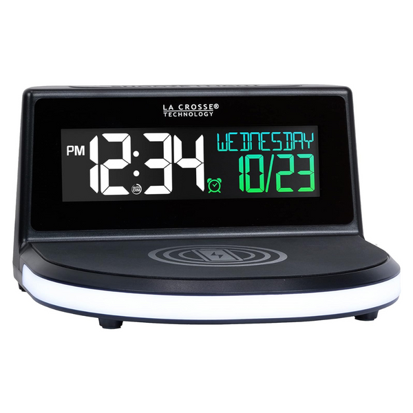 Alarm Clock with Wireless Charging