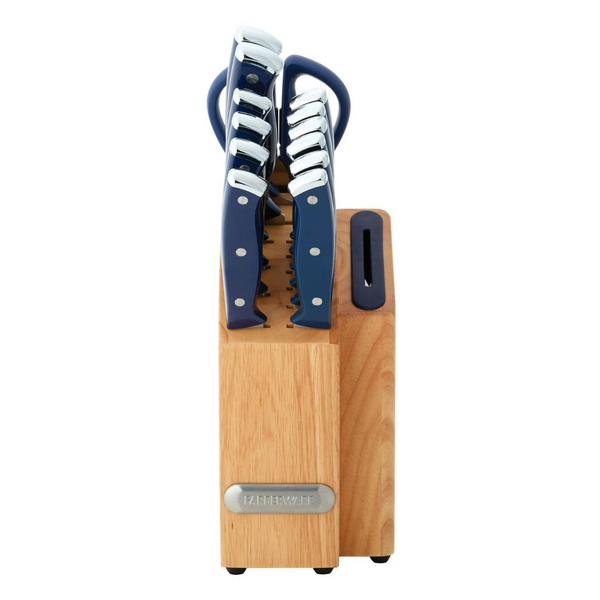 14-Piece Stainless Steel Knife Block Set