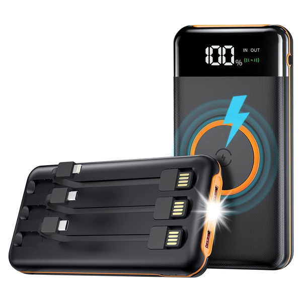 40,000mAh Fast Wireless Charging Portable Power Bank