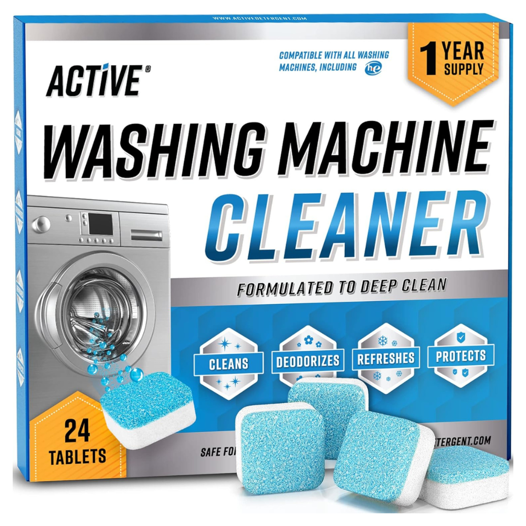 24-Pack Washing Machine Cleaner Descaler Tablets