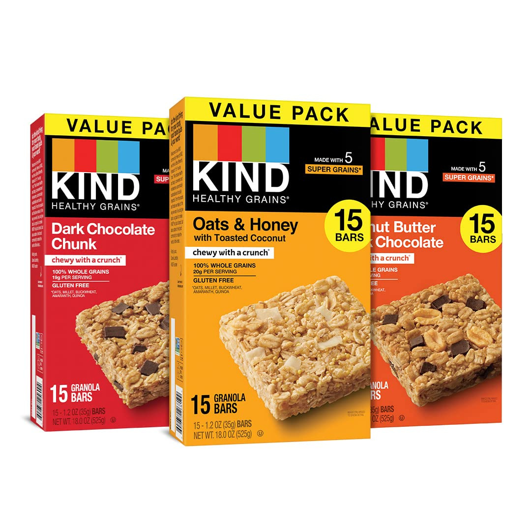 45 Kind Healthy Grains Bars, Variety Pack