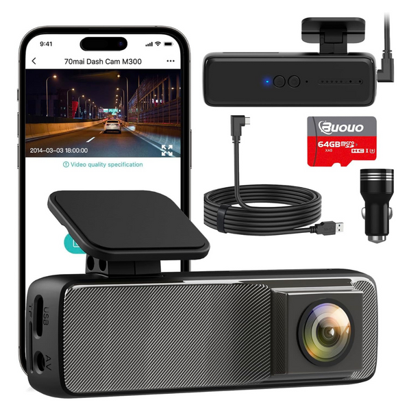 2K Dash Cam with Night Vision