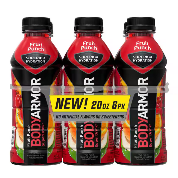 12 Bottles Bodyarmor Sports Drink (3 Flavors)