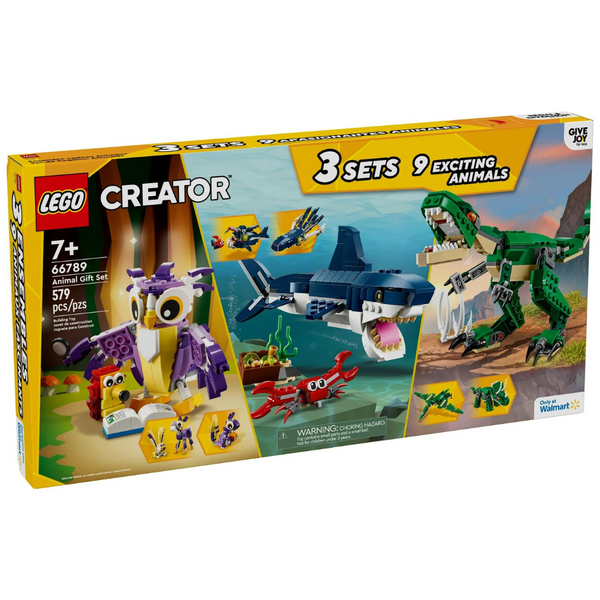 Lego Creator 3-in-1 Series Animal Gift Set: Includes 3 Complete Sets