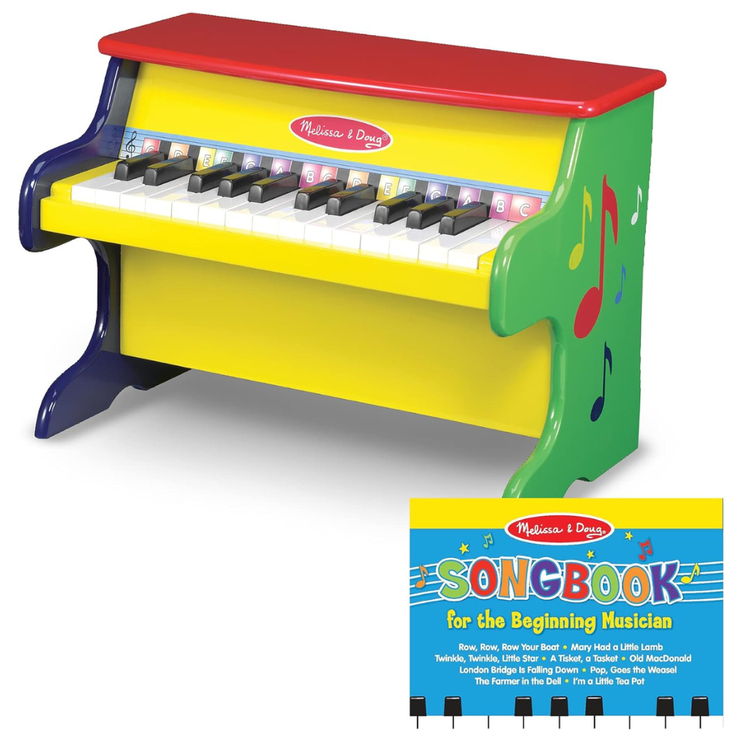 Melissa & Doug Learn-To-Play Piano with Color-Coded Songbook