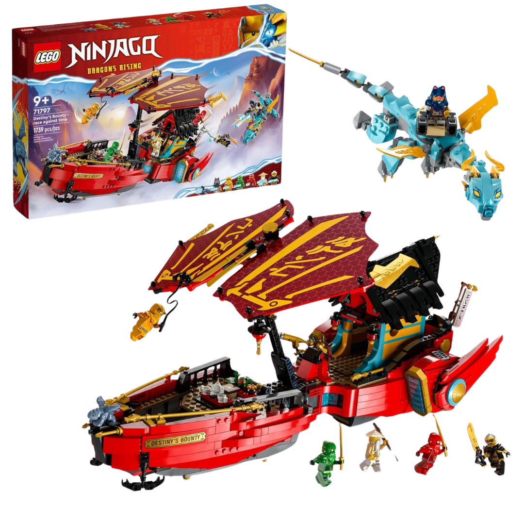 1,739 Piece LEGO Ninjago Destiny's Bounty Set