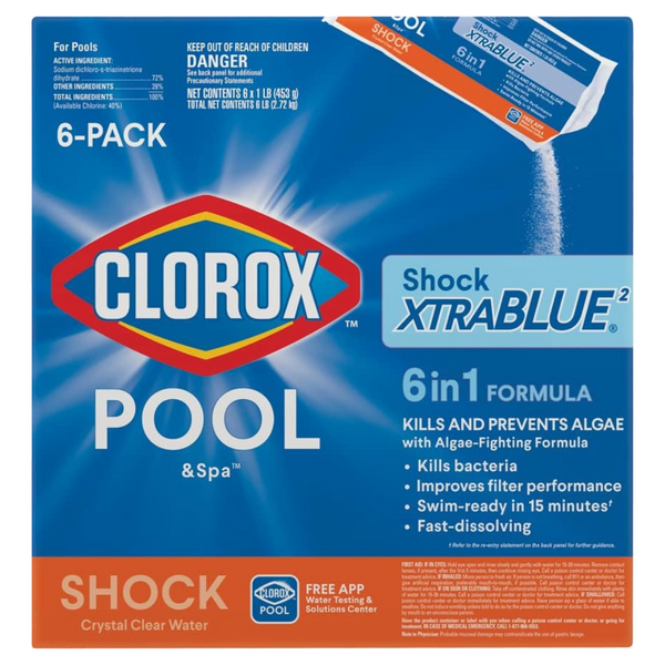 6-Pack Clorox Pool Shock