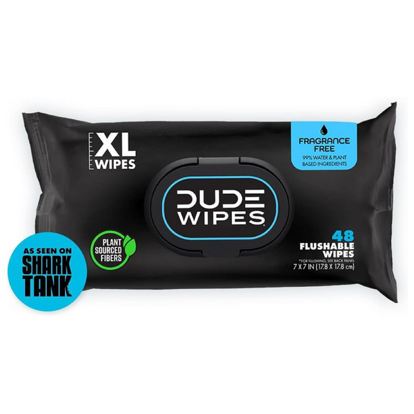 Dude Wipes Flushable Unscented Wipes