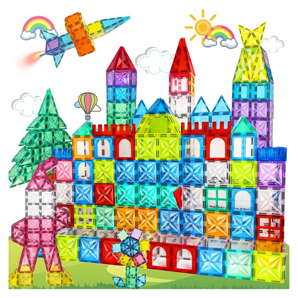 100 Piece Magnetic Blocks Set