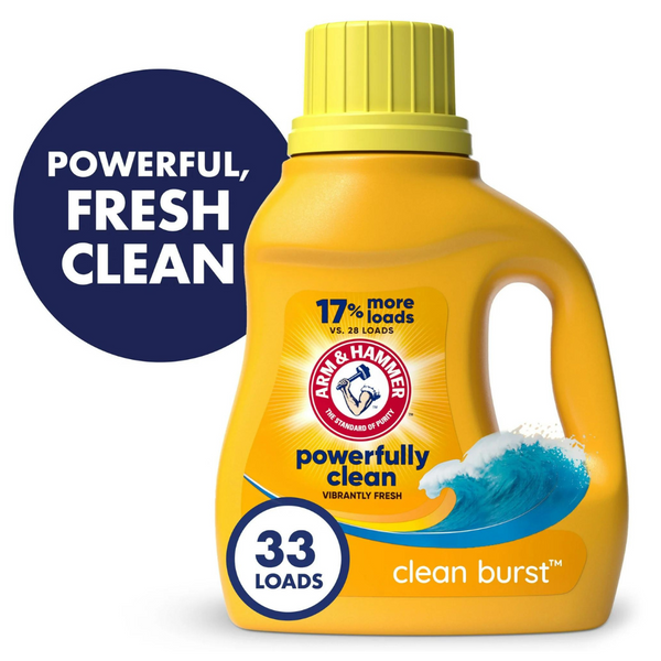 33-Loads Arm & Hammer Liquid Laundry Detergent