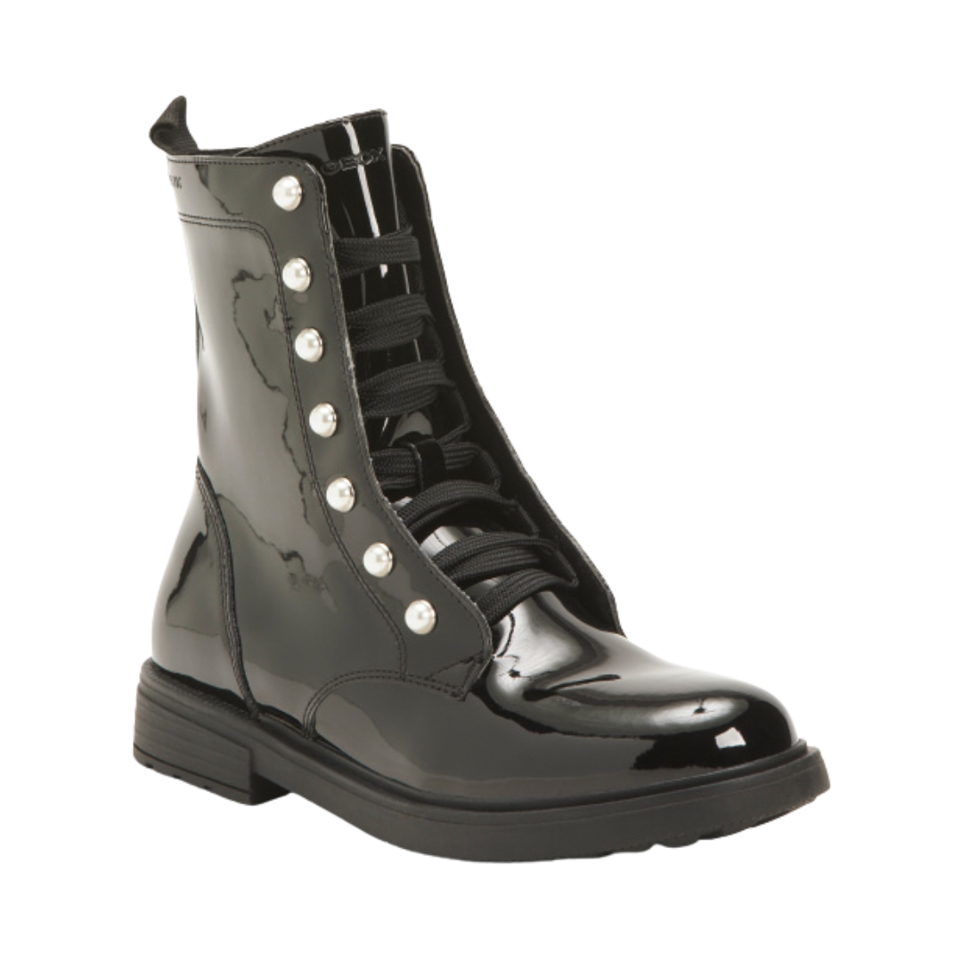 Geox Eclair Patent Boots