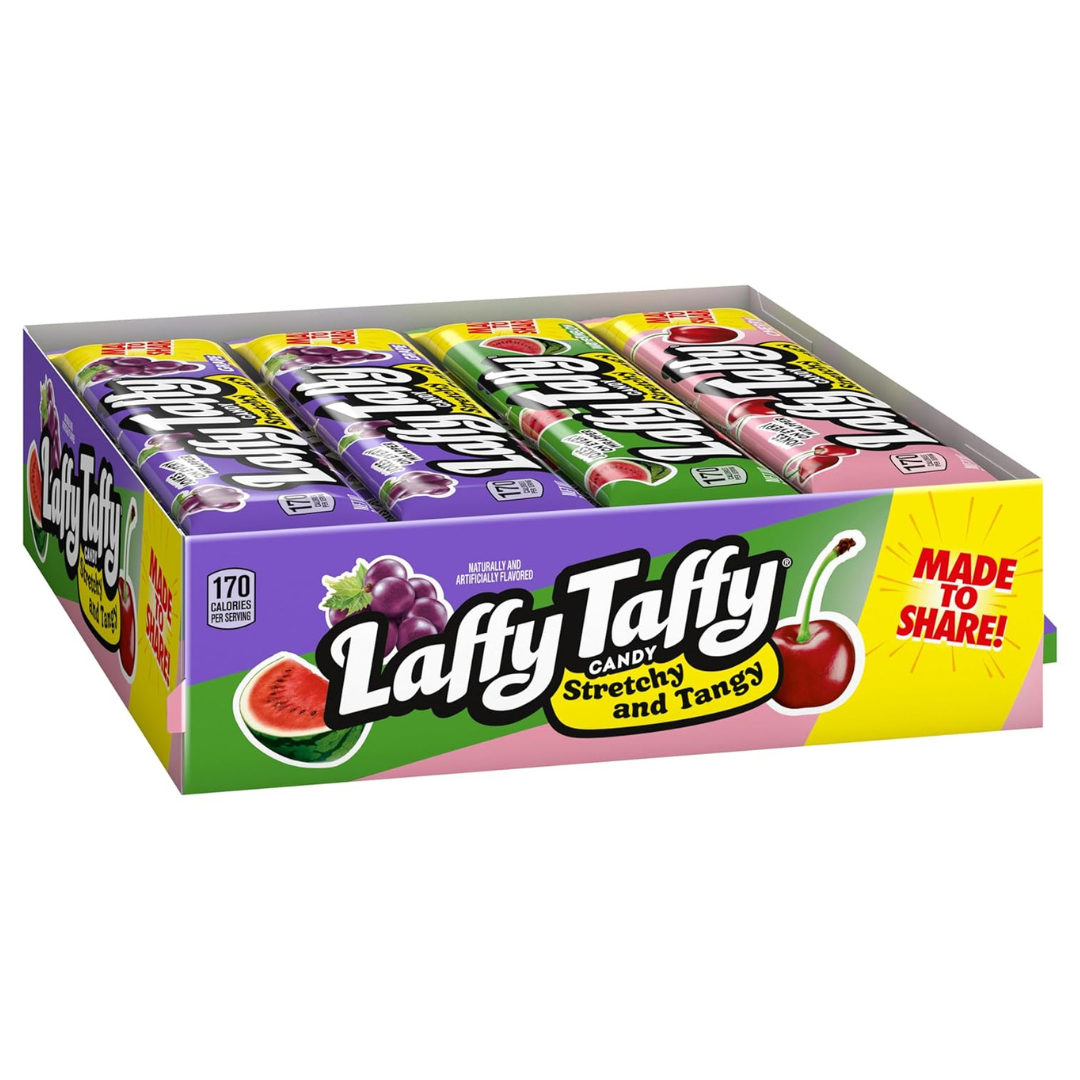 24 Stretchy & Tangy Laffy Taffy Variety Candy