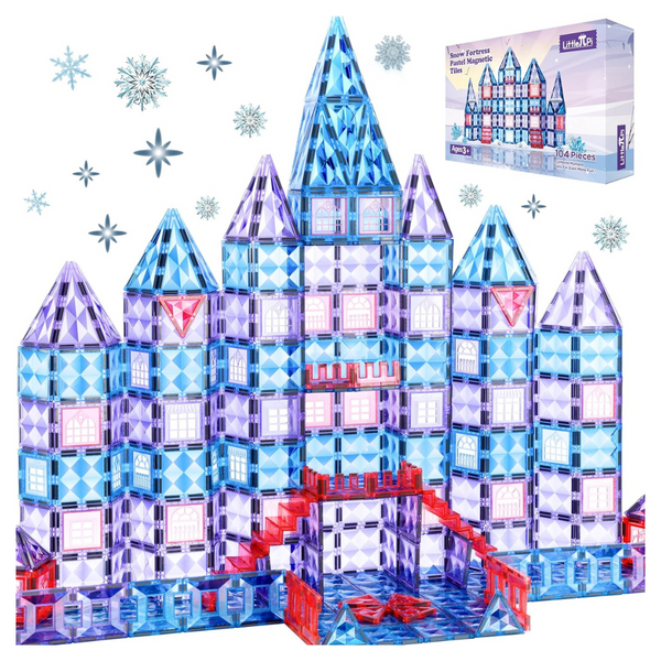 104 Piece Frozen Magnetic Tiles