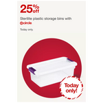 Save 25% On Select Sterilite Storage Items!