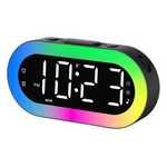 Digital Night Light Alarm Clock With USB Ports