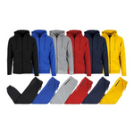 2 Sets Of Fleece Lined Full Zip Hoodie & Jogger