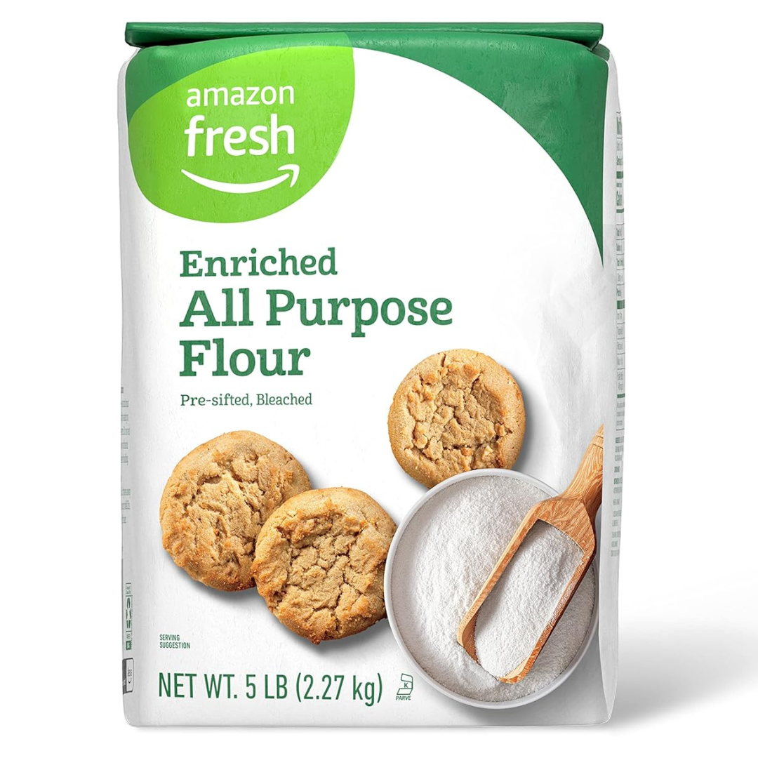 4-Pack 5lb Amazon Fresh All Purpose Flour