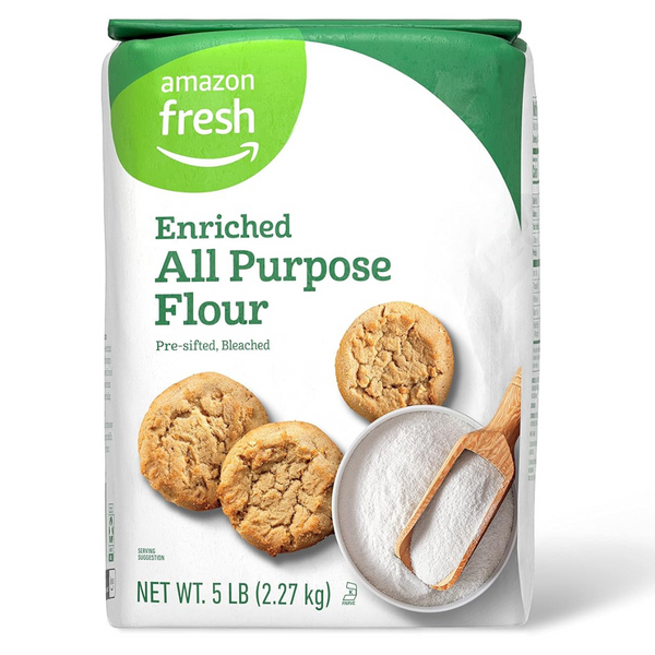 4-Pack 5lb Amazon Fresh All Purpose Flour