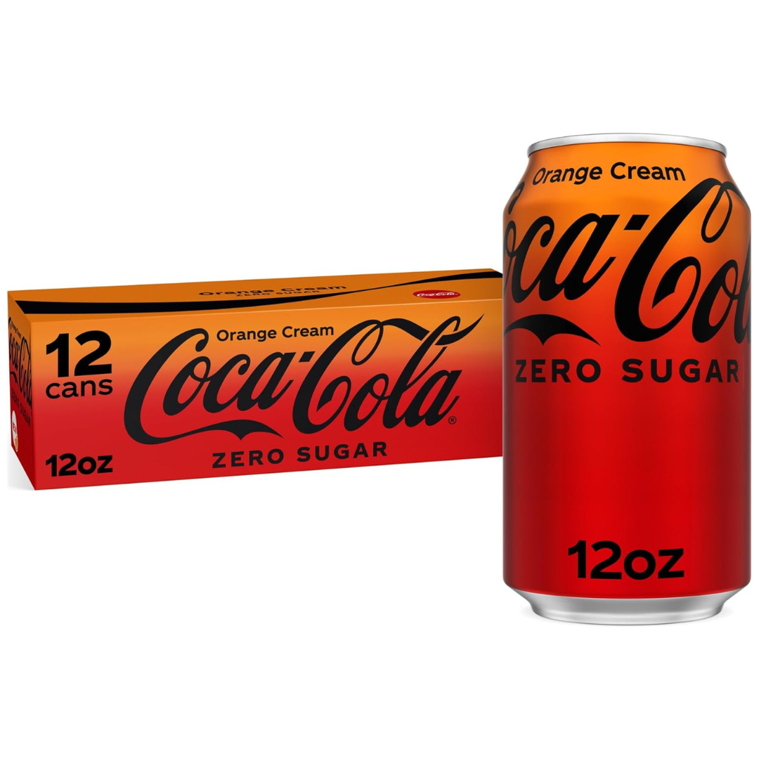 12 Cans of Coke Zero Orange Cream