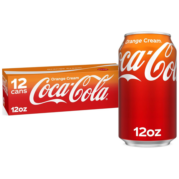 12 Cans of Orange Cream Coke/Coke Zero