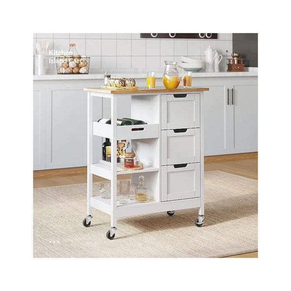 Kitchen Island Cart with Storage