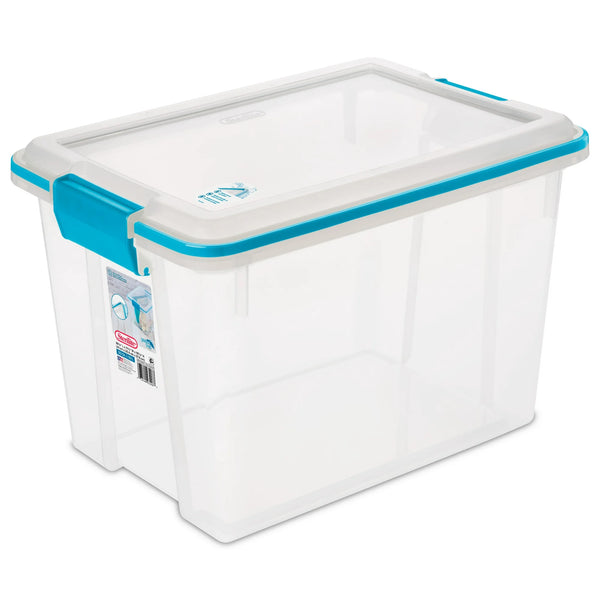 Sterilite 20 Quart Clear Gasket Box