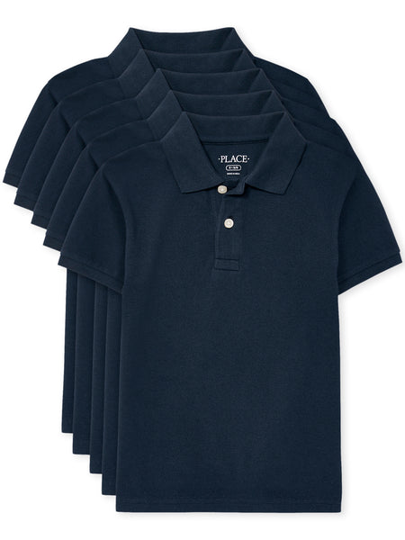 The Children's Place Boys 5-Pack Short-Sleeve Polos