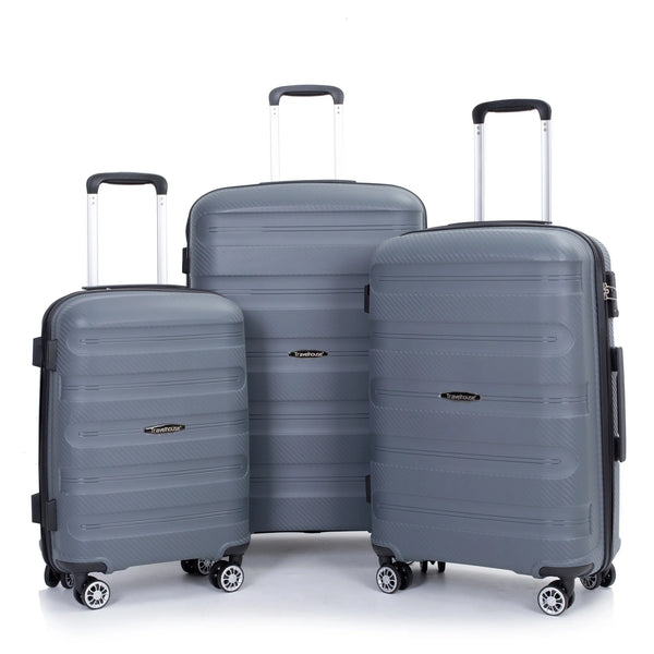 3 Piece Hardside Luggage Sets With TSA Locks