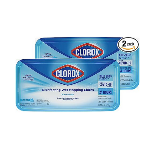 48-Count Clorox Disinfecting Wet Mopping Cloths