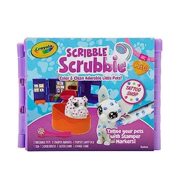 Crayola Scribble Scrubbie Pets Tattoo Shop