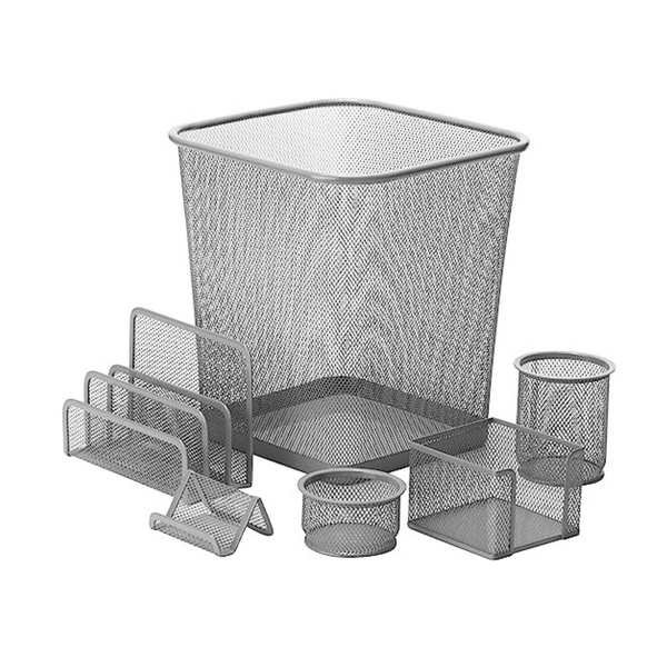 Honey-Can-Do 6 Pcs Mesh Desk Set