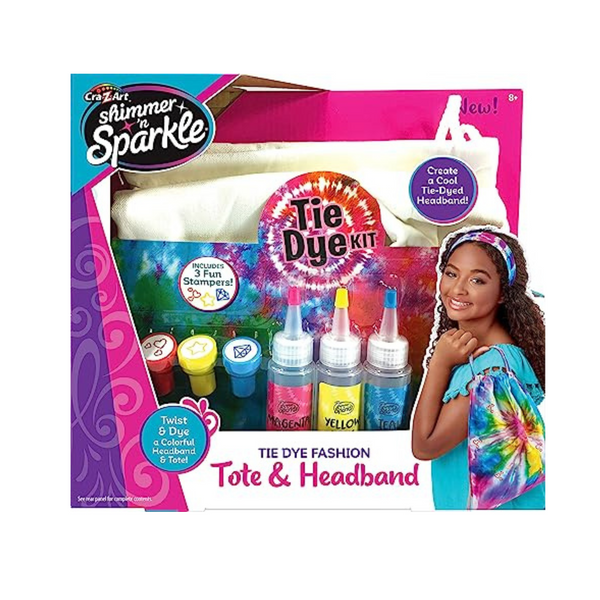 Kit de manualidades con diadema y bolso de moda Shimmer 'n Sparkle Tie Dye