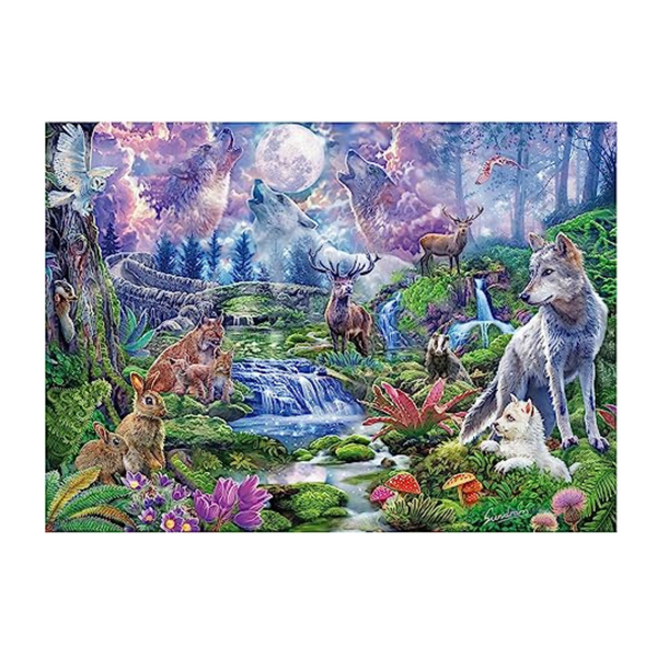 Ceaco – Wild Moonlit Wolves – 1000 Piece Jigsaw Puzzle