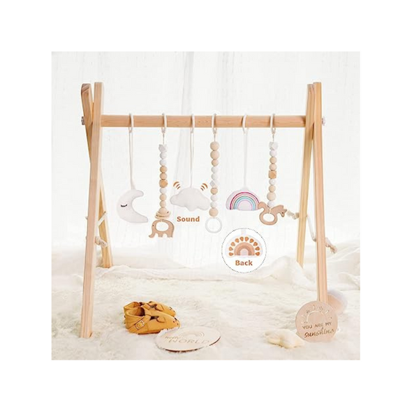 little dove Wooden Baby Play Gym