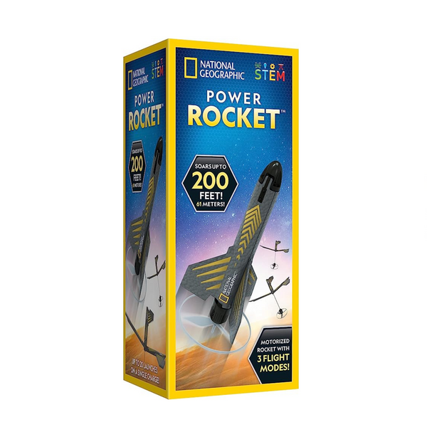 NATIONAL GEOGRAPHIC Motorized Air Rocket Launcher