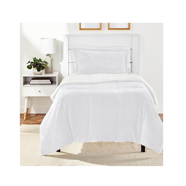 Amazon Basics Ultra-Soft Micromink Sherpa Comforter Bed Sets