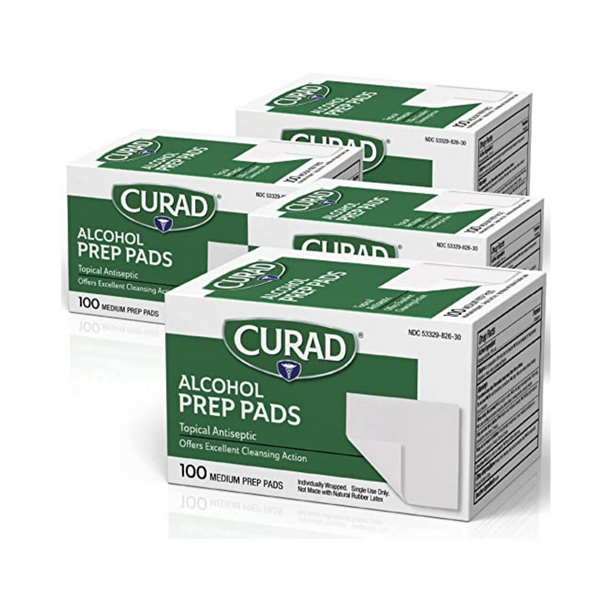 400 Curad Alcohol Prep Pads