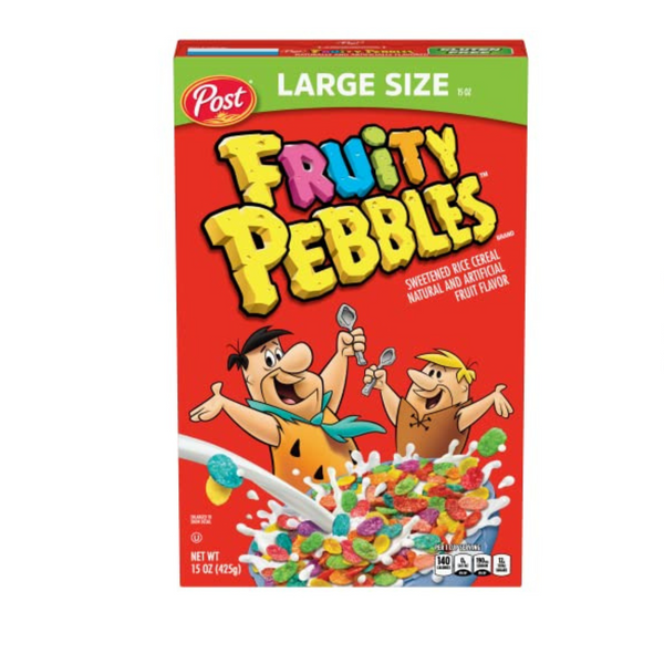 Cereal Fruity Pebbles O Cocoa Pebbles Caja de 15 oz