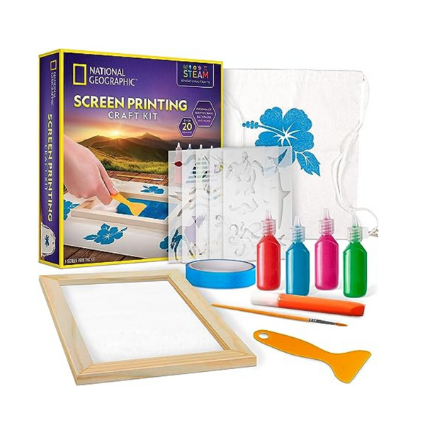 NATIONAL GEOGRAPHIC Arts and Crafts Silk Screen Printing Kit