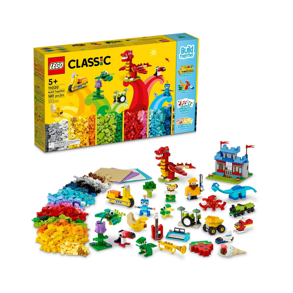 LEGO Classic Build Together 11020 Building Set (1,601 Pieces)