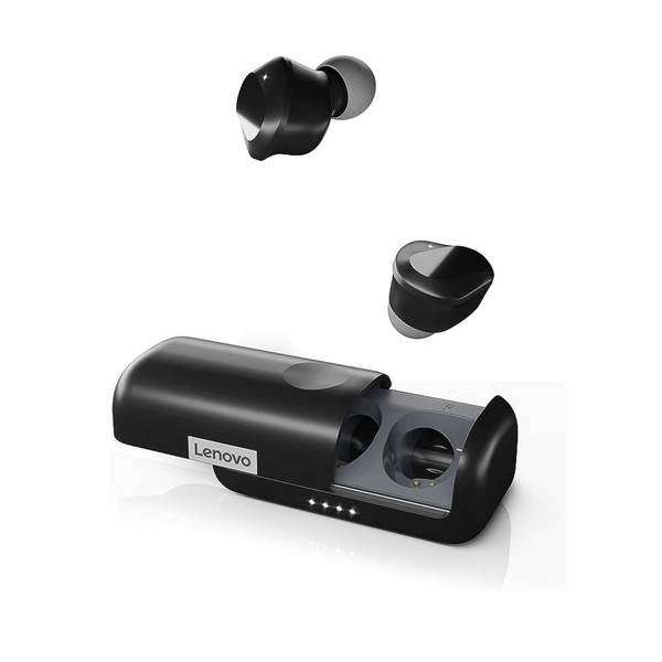 Lenovo True Wireless Earbuds USB-C de carga rápida y micrófono incorporado