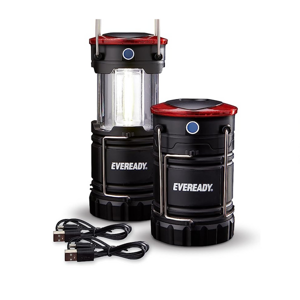 2 Pack Of EVEREADY 360 LED Camping Lanterns