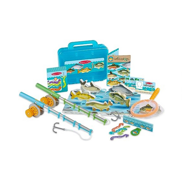 Melissa &amp; Doug Let's Explore Fishing Juego de 21 piezas