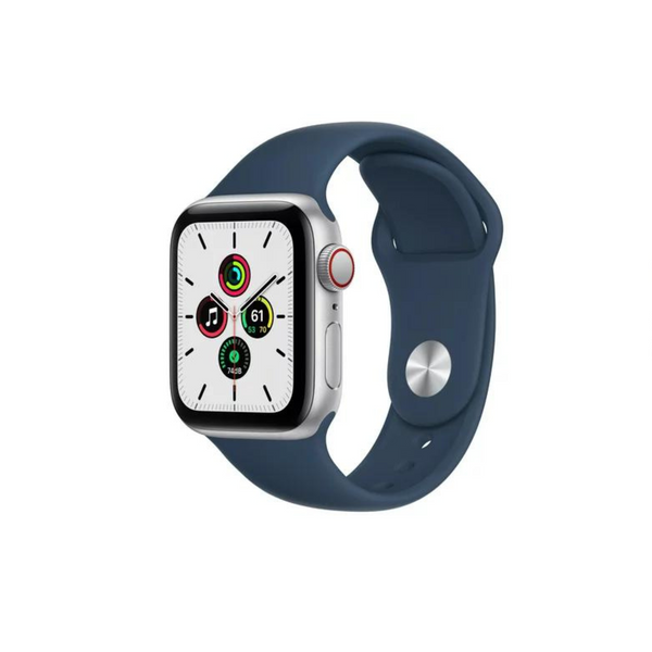 Apple Watch SE de 40 mm GPS + Cellular (1.ª generación, correa deportiva azul abismo)