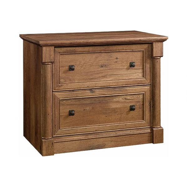 Sauder Palladia File Cabinet, Vintage Oak finish